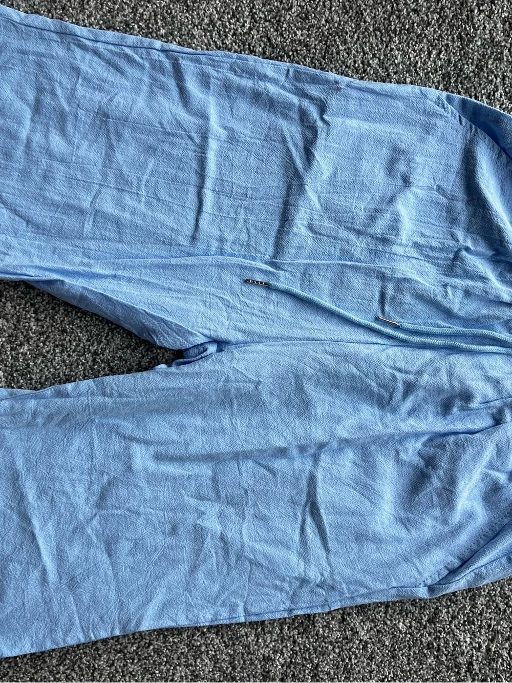 Harper and Wells Light Blue Men's Casual Drawstring Pants